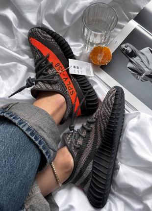 Унисекс кроссовки yeezy boost 350 v2 carbone beluga reflective6 фото