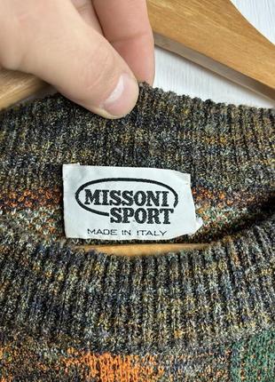 Missoni sport vintage sweater чоловічий вінтажний светр.4 фото