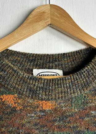 Missoni sport vintage sweater мужской винтажный свитер.9 фото