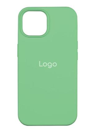 Чехол spase silicone case full size aa iphone 15 spearmint