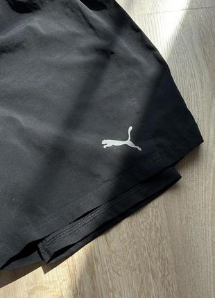 Спортивні шорти puma чоловічі лосіни з подвійним шаром3 фото