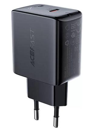 Зарядное устройство acefast a1 pd20w single usb-c, black