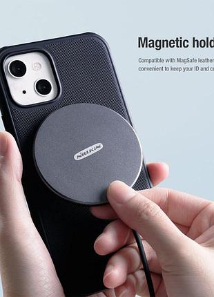 Чехол nillkin matte magnetic pro для apple iphone 15 plus (6.7") черный / black 5