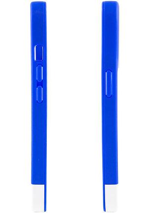 Чохол tpu+pc bichromatic для apple iphone 13 (6.1") navy blue / white 3