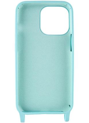 Чохол tpu two straps california для apple iphone 12 pro / 12 (6.1") бірюзовий / marine green 3