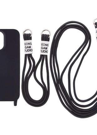 Чохол tpu two straps california для apple iphone 13 pro (6.1"") чорний