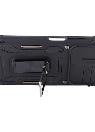Ударопрочный чехол camshield army ring для xiaomi redmi note 11 (global) / note 11s / note 12s черный / black 5