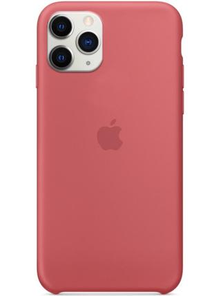 Чохол для apple iphone 11 pro (5.8") - silicone case (aa) (червоний / camellia)
