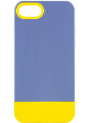 Чохол tpu+pc bichromatic для iphone se 2 / 3 (2020 / 2022) / iphone 8 / iphone 7, blue / yellow
