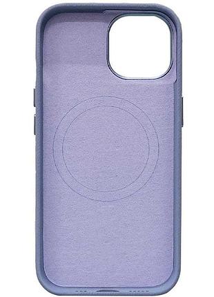 Чохол denim with magsafe для apple iphone 14 (6.1") light blue 3