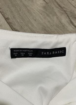 Молочне плаття zara з красивою спинкою, р.s-m2 фото