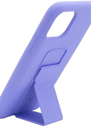 Чохол silicone case hand holder для apple iphone 11 pro (5.8") бузковий / dasheen 2
