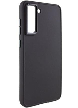 Tpu чохол bonbon metal style для samsung galaxy s23, чорний / black