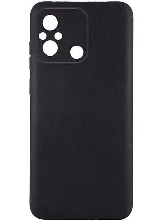 Чехол tpu epik black full camera для xiaomi redmi 12c/poco c55, черный