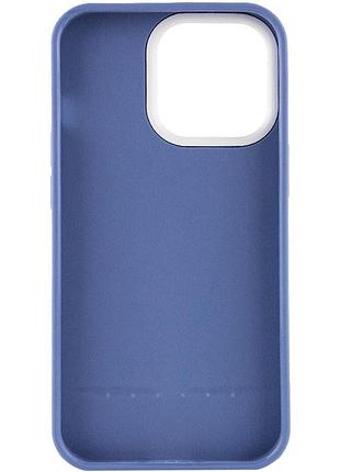 Чехол tpu+pc bichromatic для apple iphone 13 pro max (6.7 дюйма) blue / white 2