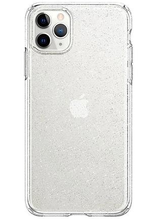 Tpu чехол molan cano jelly sparkle для apple iphone 11 pro max (6.5") прозрачный 2