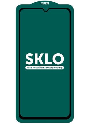 Защитное стекло sklo 5d (full glue) (тех.пак) для xiaomi redmi 10c / poco c40, черный