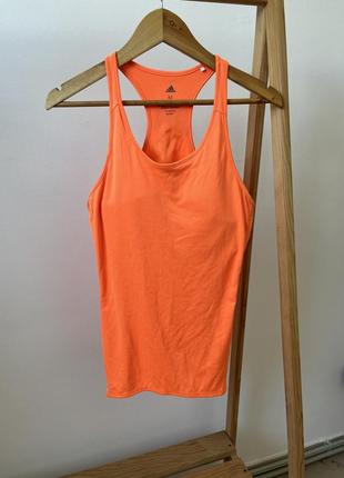 Спортивна футболка adidas м з чашками спортивна оранжева майка