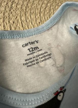 Carter's оригінал костюмчик 3в1 худі флісове , боді 100% котон , штанці петелька8 фото