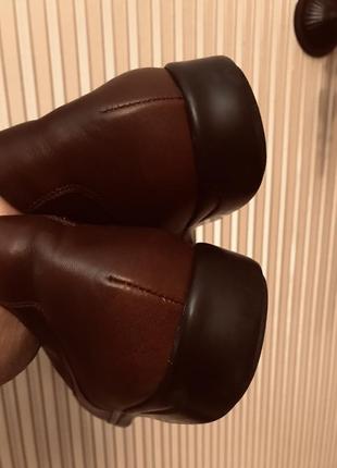 Швейцарські шкіряні туфлі ladysko 42 ( 27.5-10) на широку ногу4 фото