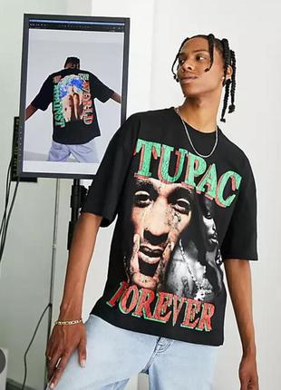Bershka 2pac футболка