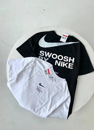 🤯футболки nike "swoosh by nike"2 фото