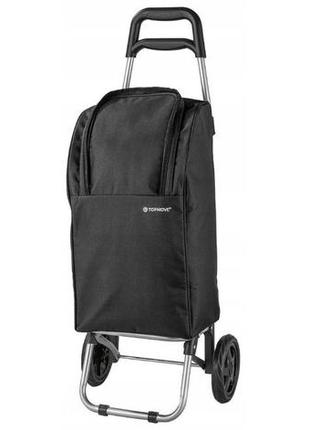 Термо сумка, сумка холодильник на колесах 25l topmove черная