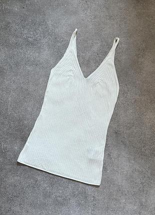 Новая майка, топ в рубчик h&m