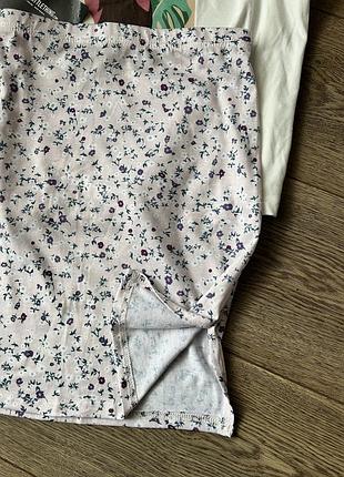 Міні спідниця з розрізом 3