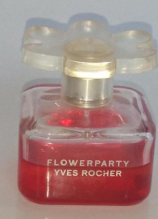 Туалетная вода yves rocher flowerparty редкость снятости