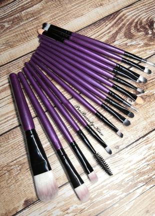 Распродажа! 15 шт кисти для макияжа набор probeauty5 фото