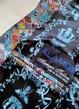 Дизайнерский пиджак alamgir tailors индия жакет фактурная ткань приталеный7 фото