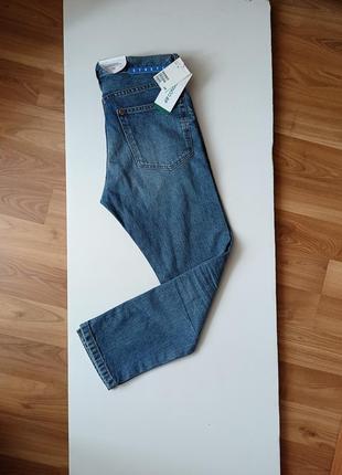 Кроп джинсы h&amp;m прямые стретч3 фото