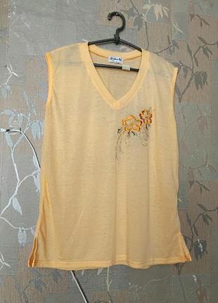Гарна тонка футболка маєчкою xl/50-52