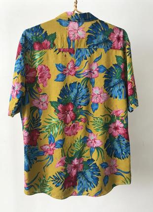 Гавайские рубашки jogal гричического цвета, размер l4 фото