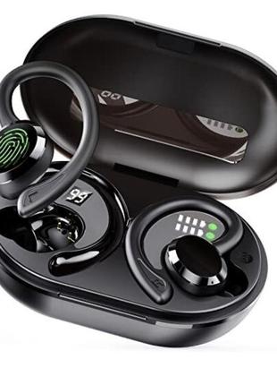 Сток. бездротові навушники bluetooth-навушники навушники-вкладки sport black