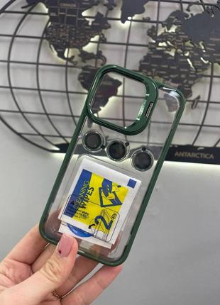 Накладка crystal stand camera iphone 13 pro,прозорий чохол із захисним склом на камеру для айфон 13 про