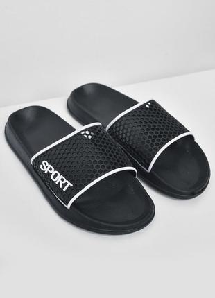 Шльопанці чоловічі чорного кольору 172746l