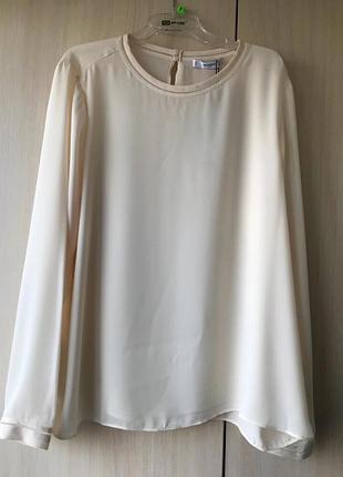 Кремова блуза mango / xl 4