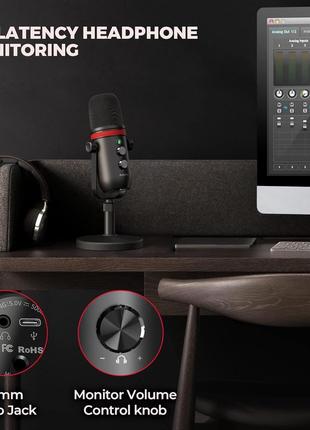 Ігровий usb-мікрофон audiopro6 фото