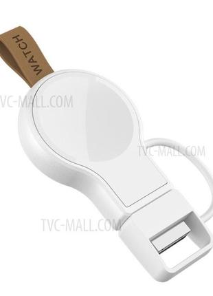 Xdl-wa04s портативное беспроводное устройство  для apple watch series 1/2/3/4/5/6/se - белый