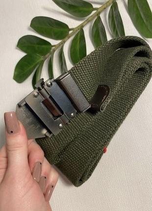 Ремень мужской 4 см тактический слава украиные черная ремень армейский ремень хаки текстиль