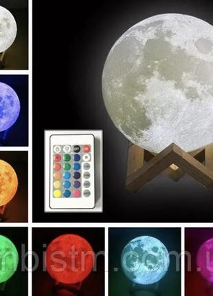 Б/у. настільна дитяча лампа 3d moon light lamp