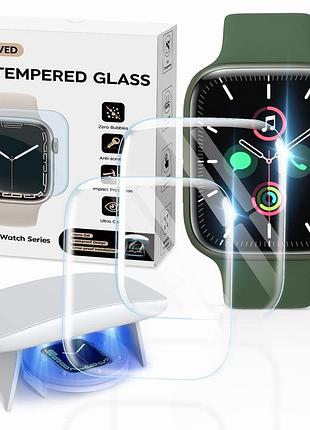 Захисна плівка для екрана iwatch для apple watch series 7 вигнута 45-мм захист від подряпин