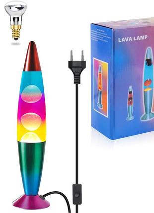 Ретро лавовая лампа doright knder color