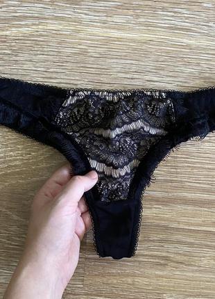 Шикарные трусики, бикини, в телесном черном цвете, от дорогого бренда: debenhams 👌