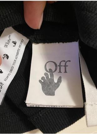 Топ, оригинал! off-white ribbed cropped t-shirt virgil abloh l