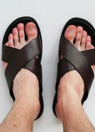 Шлепанцы кожаные bertie размер 42-44