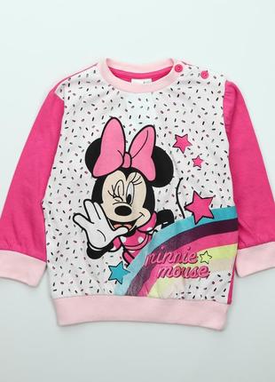 Свитшот с минни бренд disney для девочки на рост 92 см