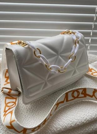 Жіноча сумочка з екошкірою  стильна сумка через плече зі шкірозамінника для дівчини